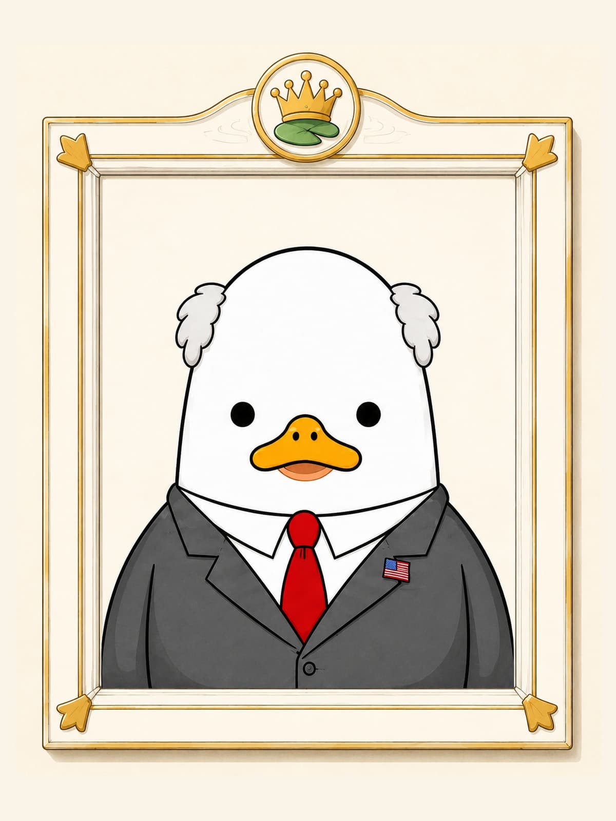 Framed portrait of Wingston Mallardton